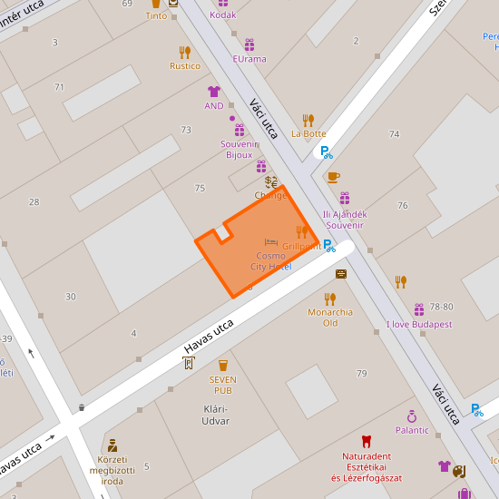 Cosmo City Hotel, Váci utca, Pest, 5th district, Budapest, V. kerület, Central Hungary, 1056, Hungary