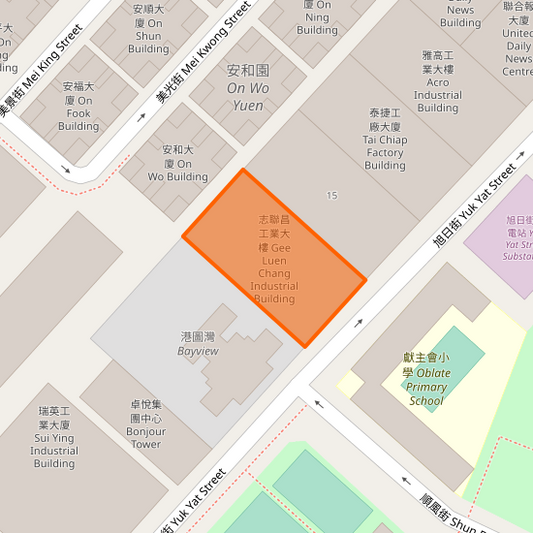 Gee Luen Chang Industrial Building, Yuk Yat Street, Hok Yuen, To Kwa Wan, Kowloon City District, Kowloon, Hong Kong, China